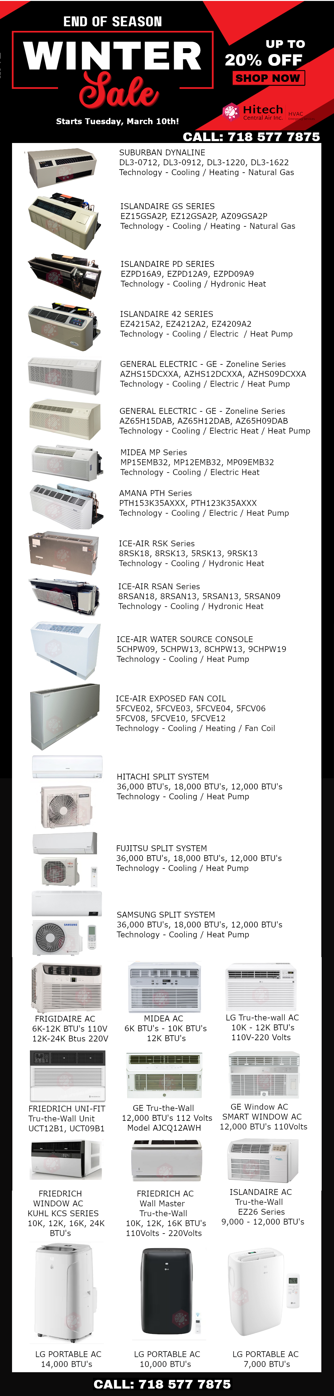 Winter Specials